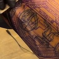 Alex Pereira's UFC Belt Tattoo